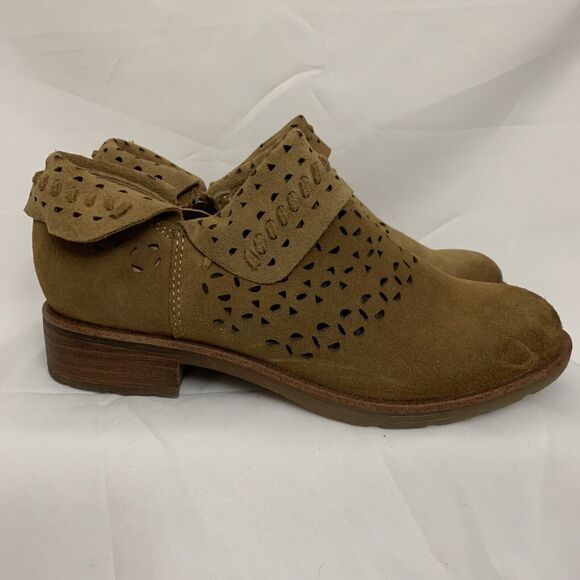 Sofft Bristow Suede Boots Bootie Womens 6 New Brown - Picture 3 of 9